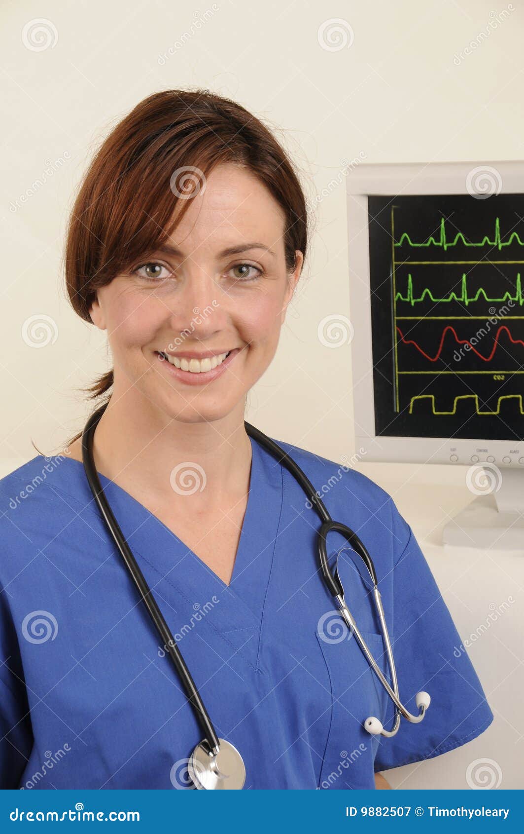 Medical Technician stock image. Image of woman, female 9882507