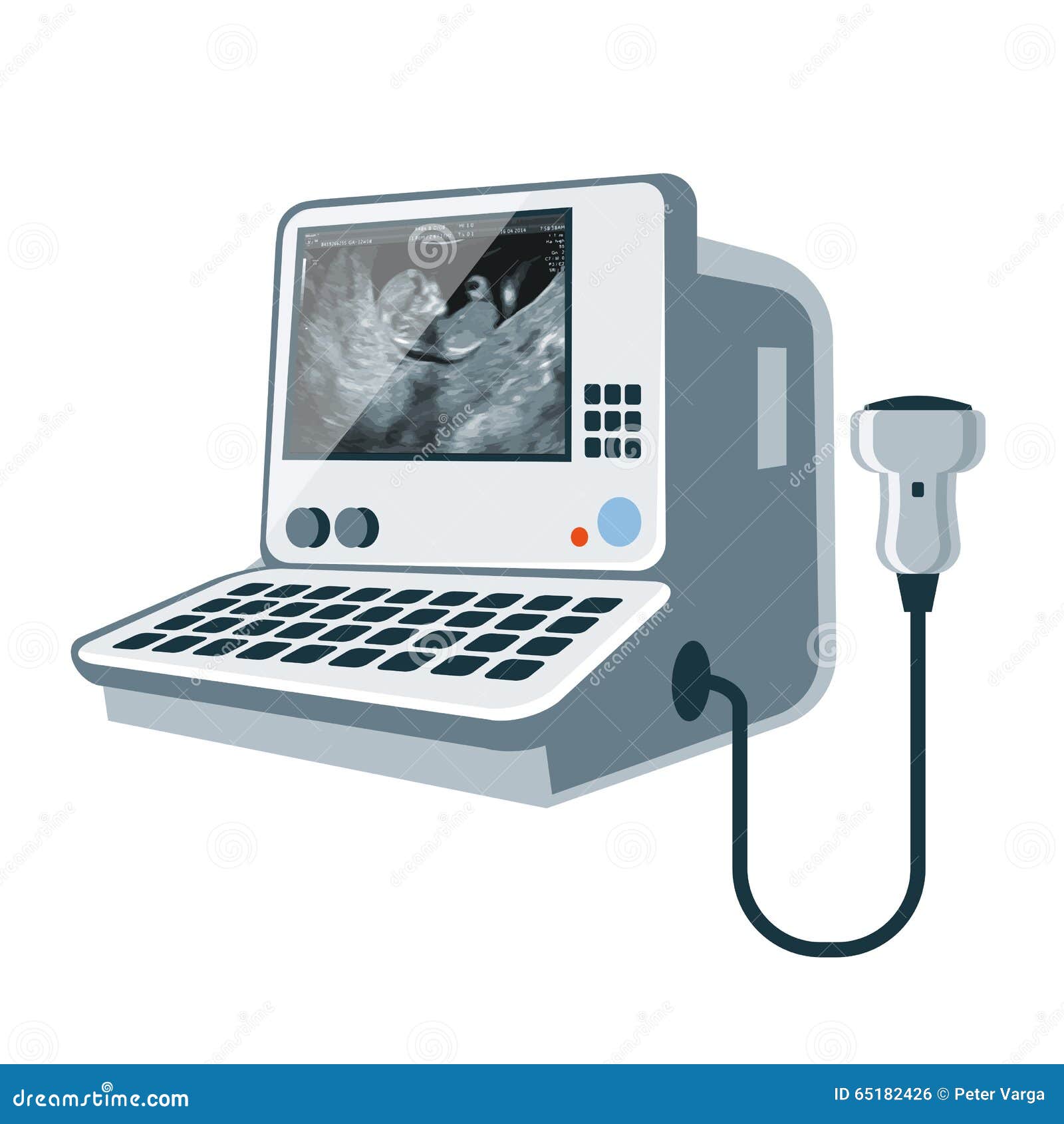 Ultrasound Technician Cartoon