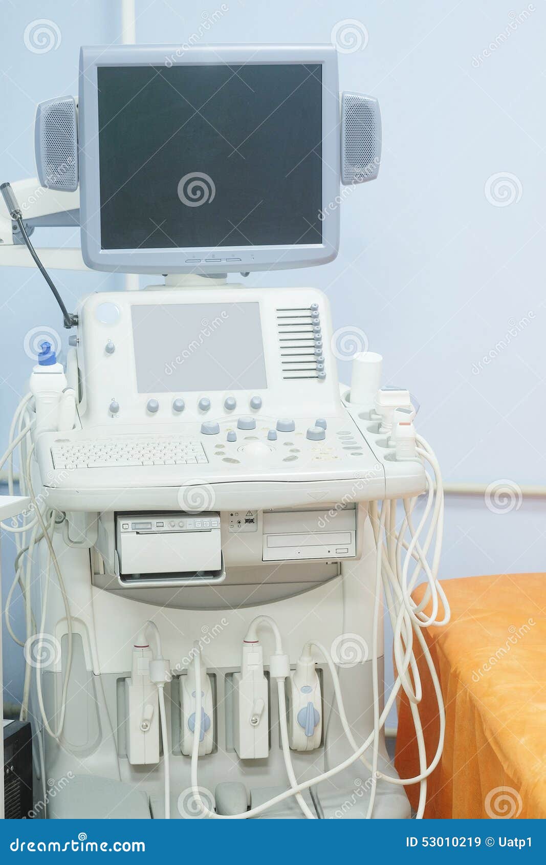 Medical Ultrasound Diagnostic Machine Stock Image Image of diagnostic