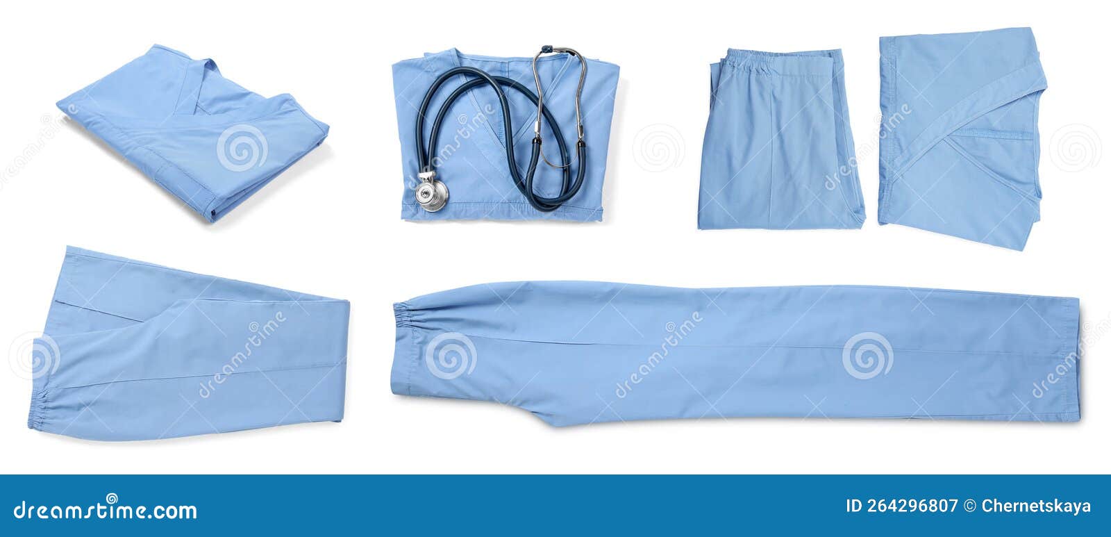 Medical Uniform Isolated on White. Banner Design Stock Image Image of
