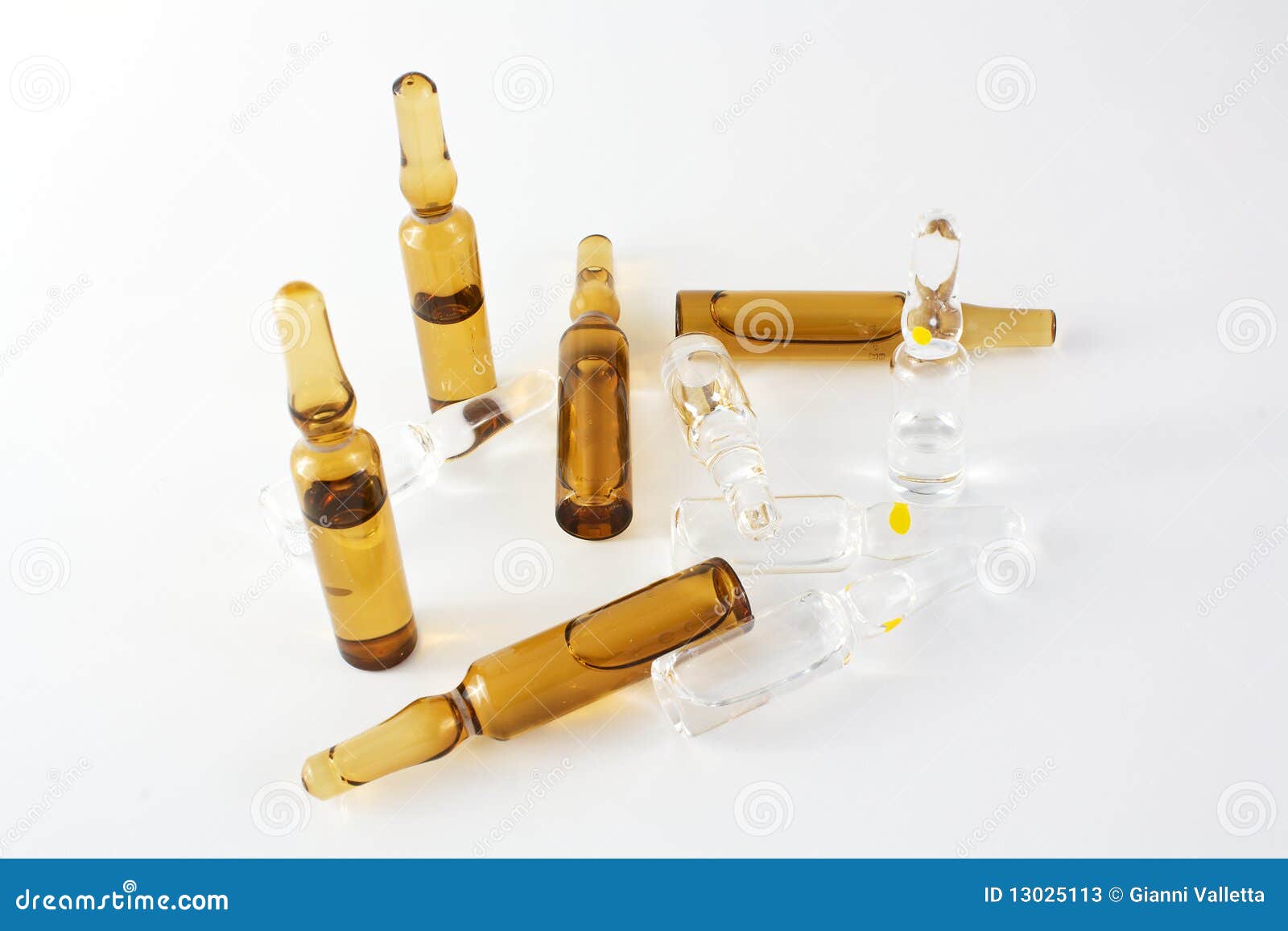 Medical vial ampules stock image. Image of injection 13025113