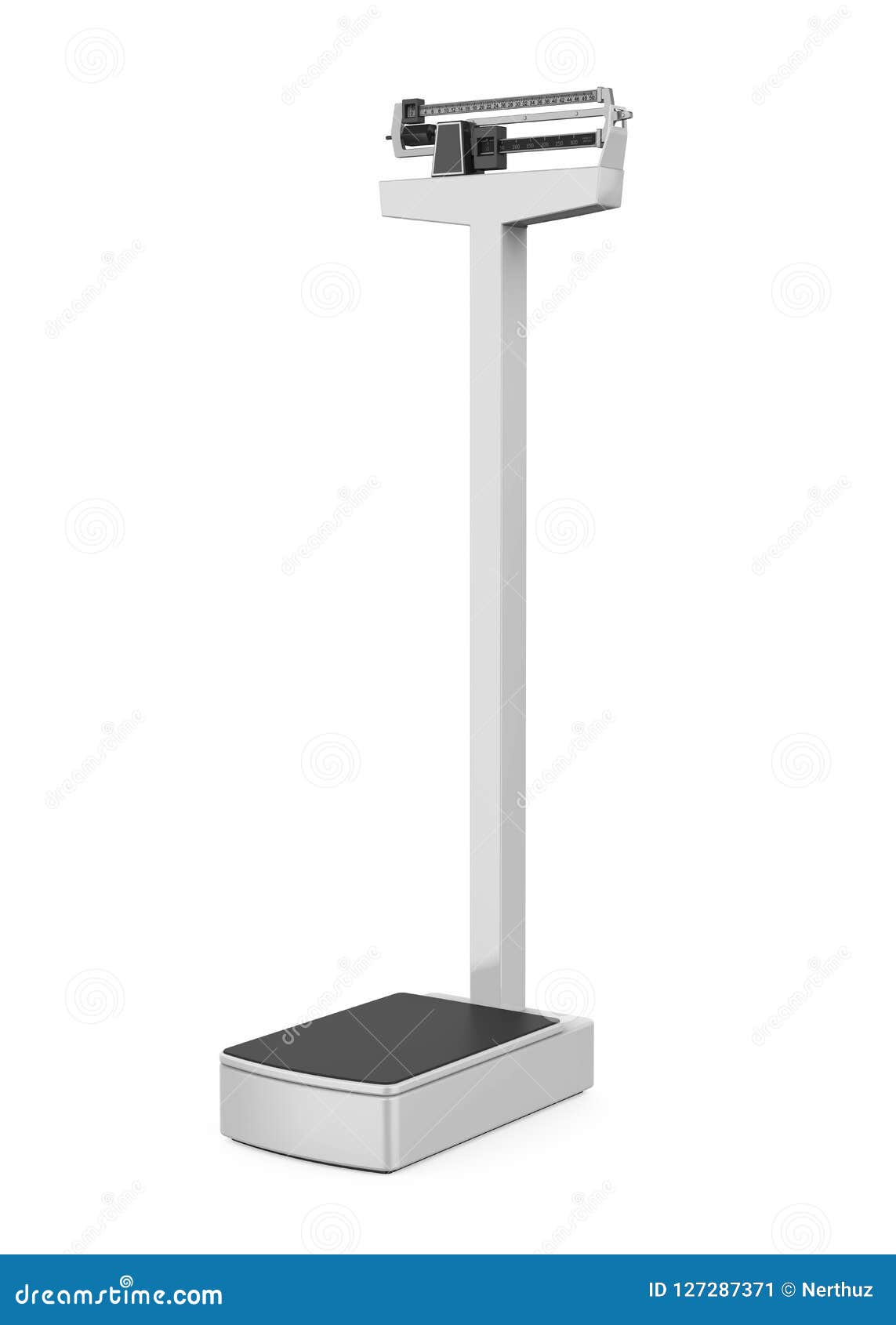 Medical Weight Scales Isolated Stock Illustration Illustration of