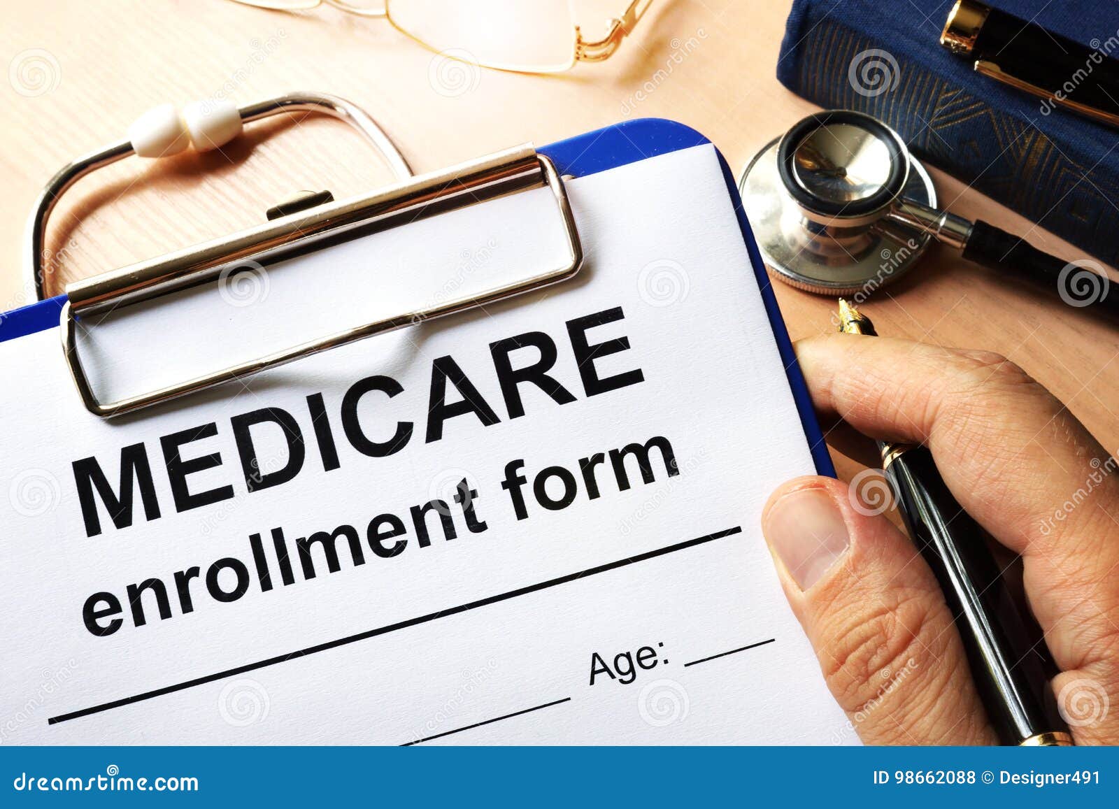 medicare enrollment form.