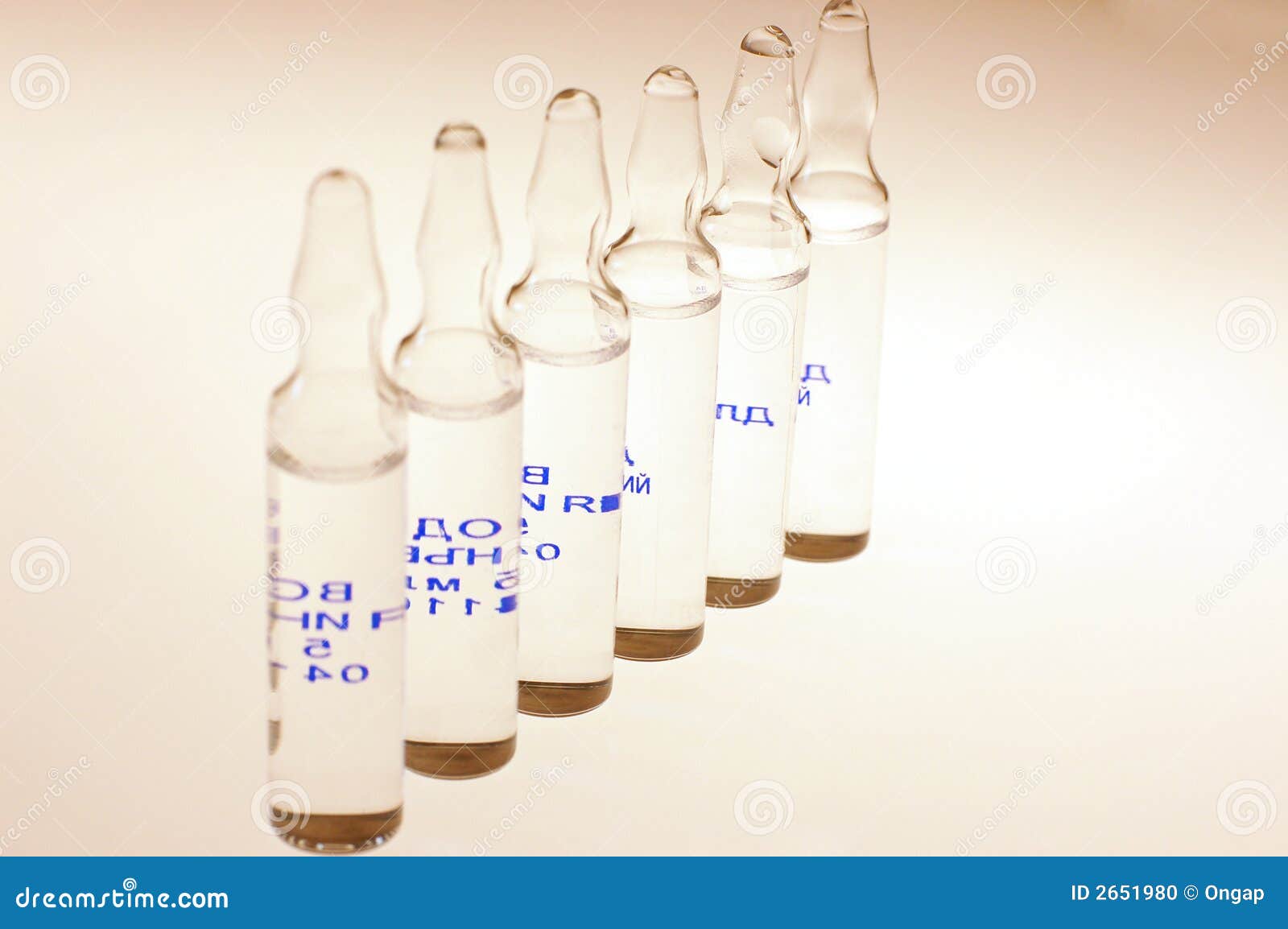 Medication ampoules stock photo. Image of medicine, vitamin 2651980