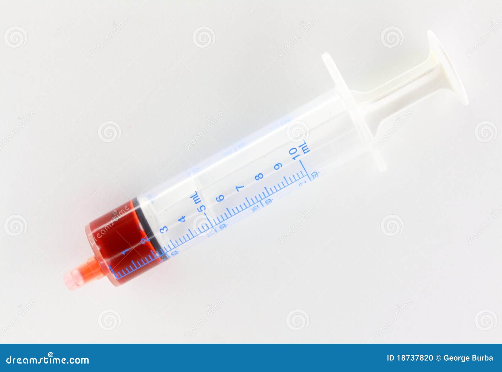 Medication syringe stock photo. Image of syringe, medication 18737820