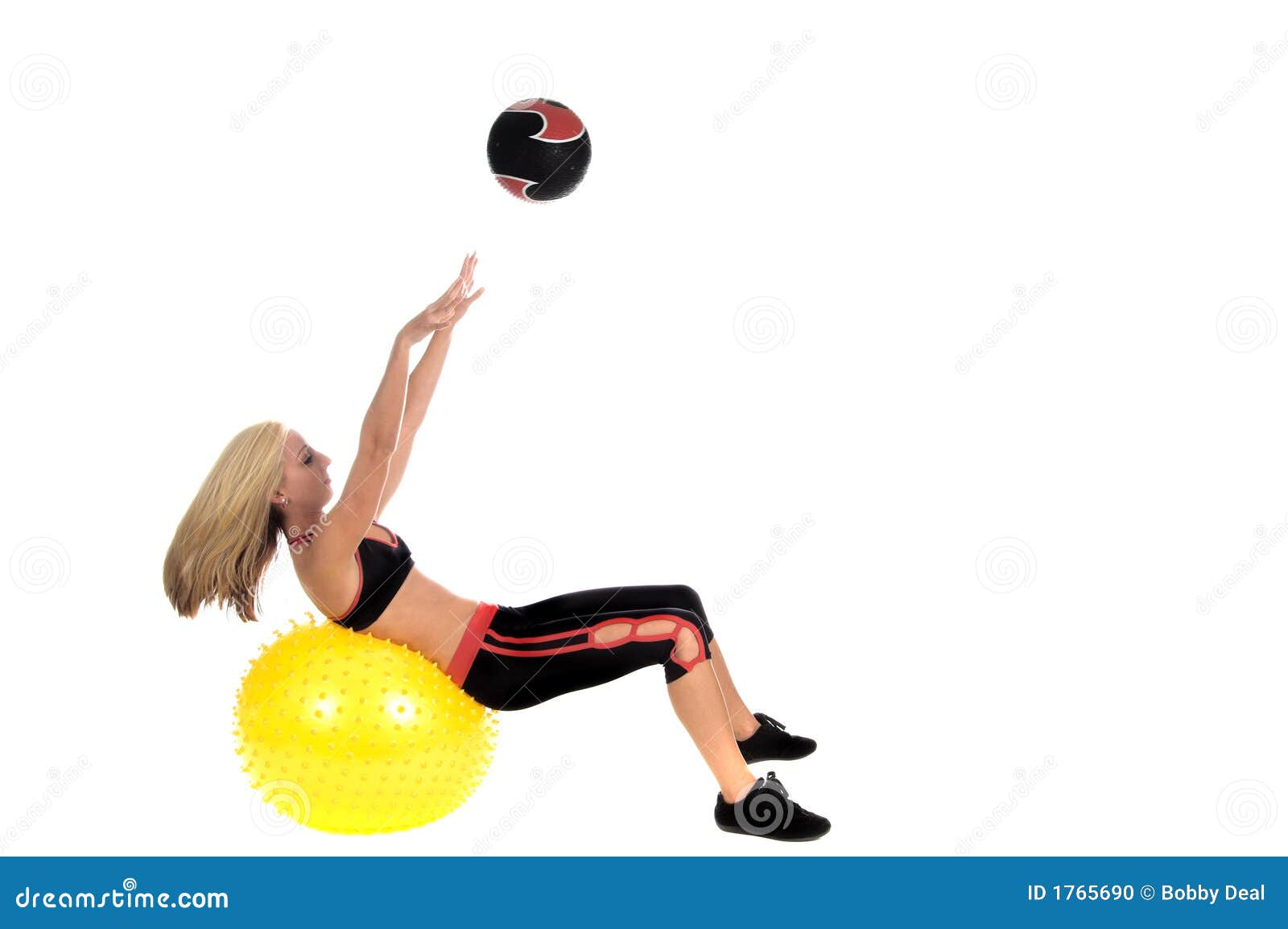 Medicine Ball Toss stock photo. Image of active, body 1765690