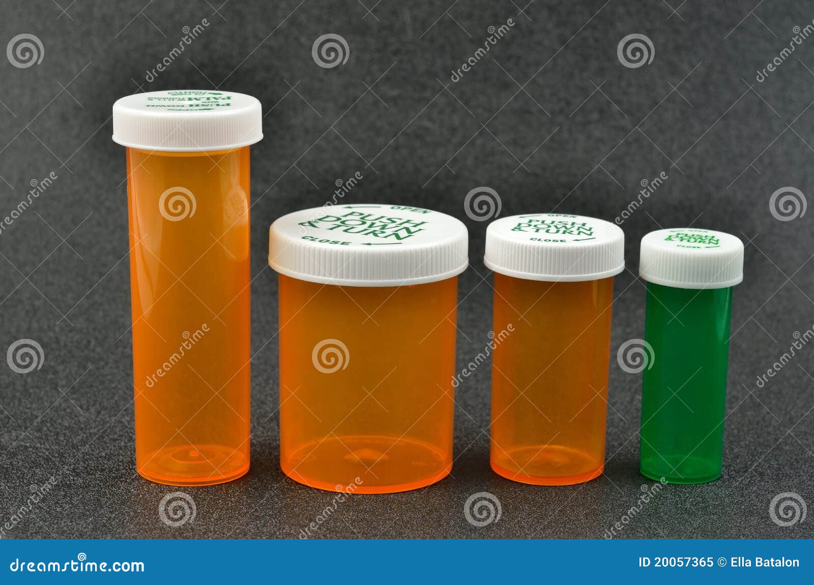 Medicine Bottles With Child Proof Caps Royalty Free Stock Photo Image