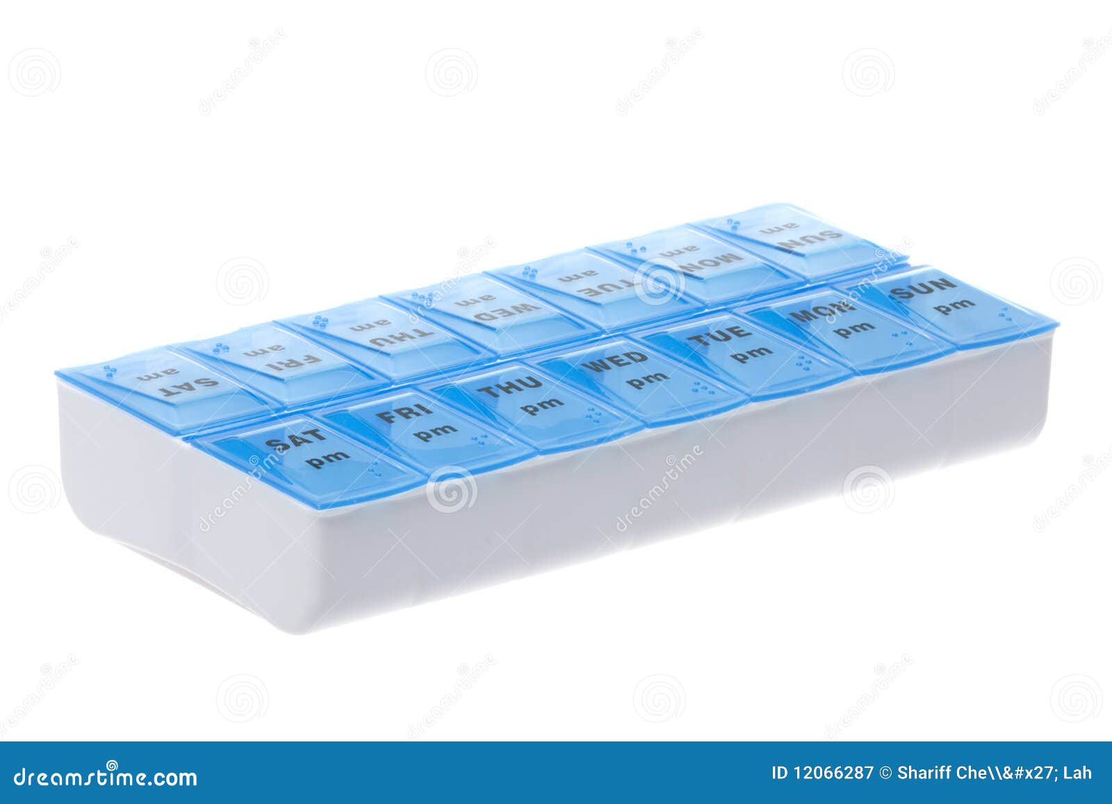 Daily Medicine Box Isolated Stock Image Image of isolated, medicine