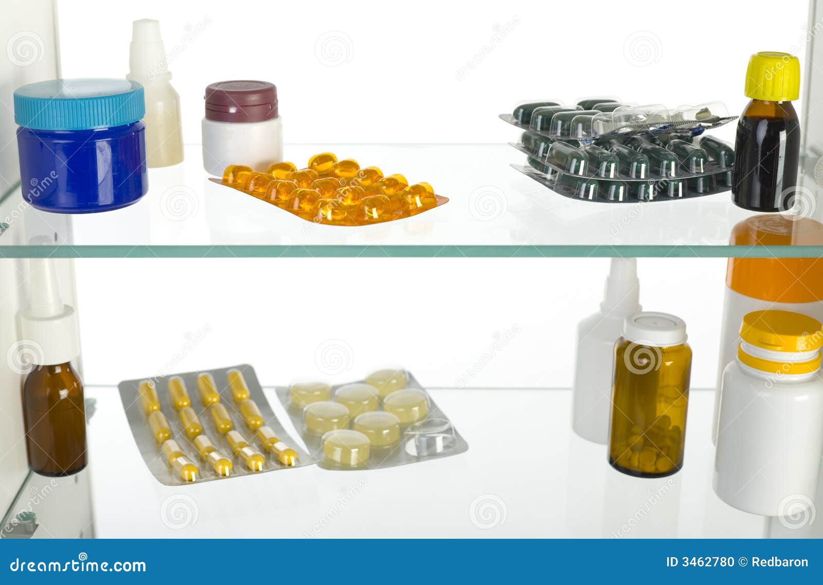 Medicine chest stock photo. Image of inside, bandage, tablet 3462780