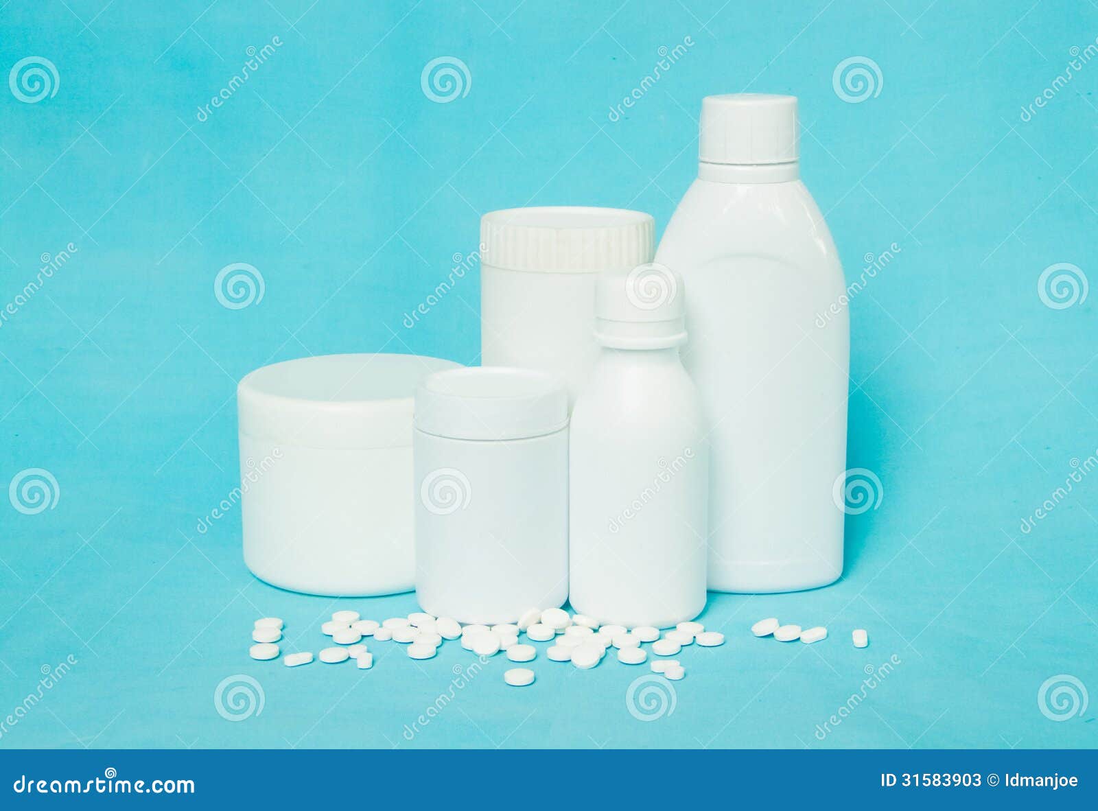Medicine containers stock image. Image of container, glass 31583903
