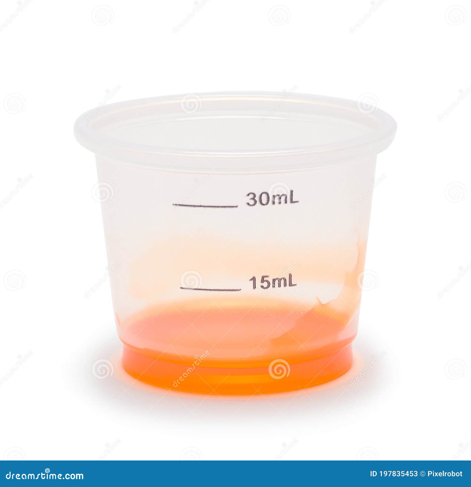 Medicine Cup Used stock image. Image of syrup, liquid 197835453