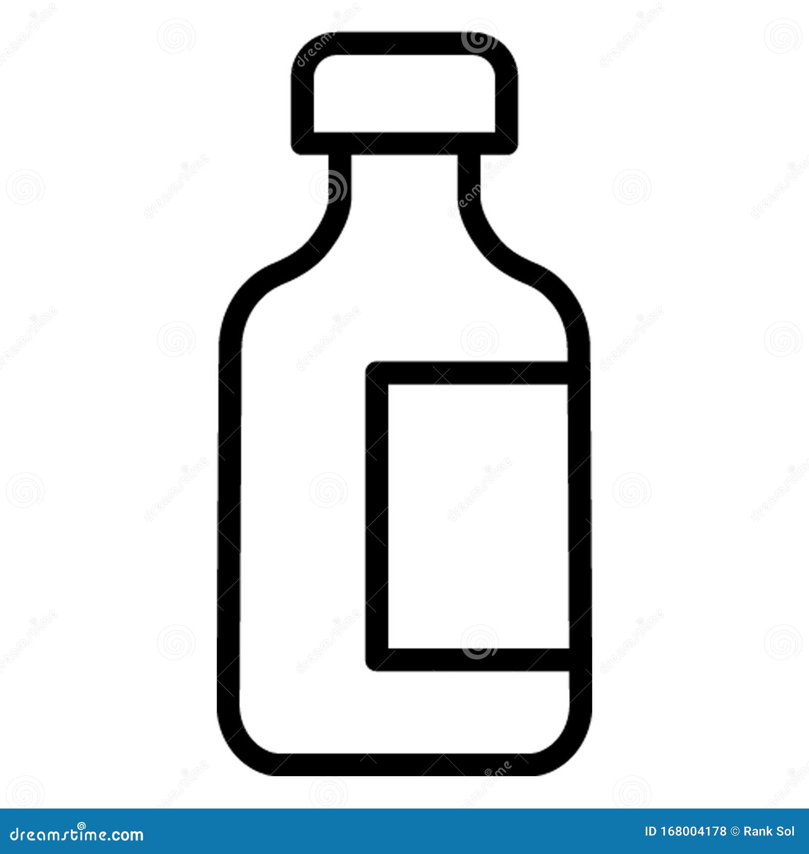 medicine jar   icon which can be easily modified or edit