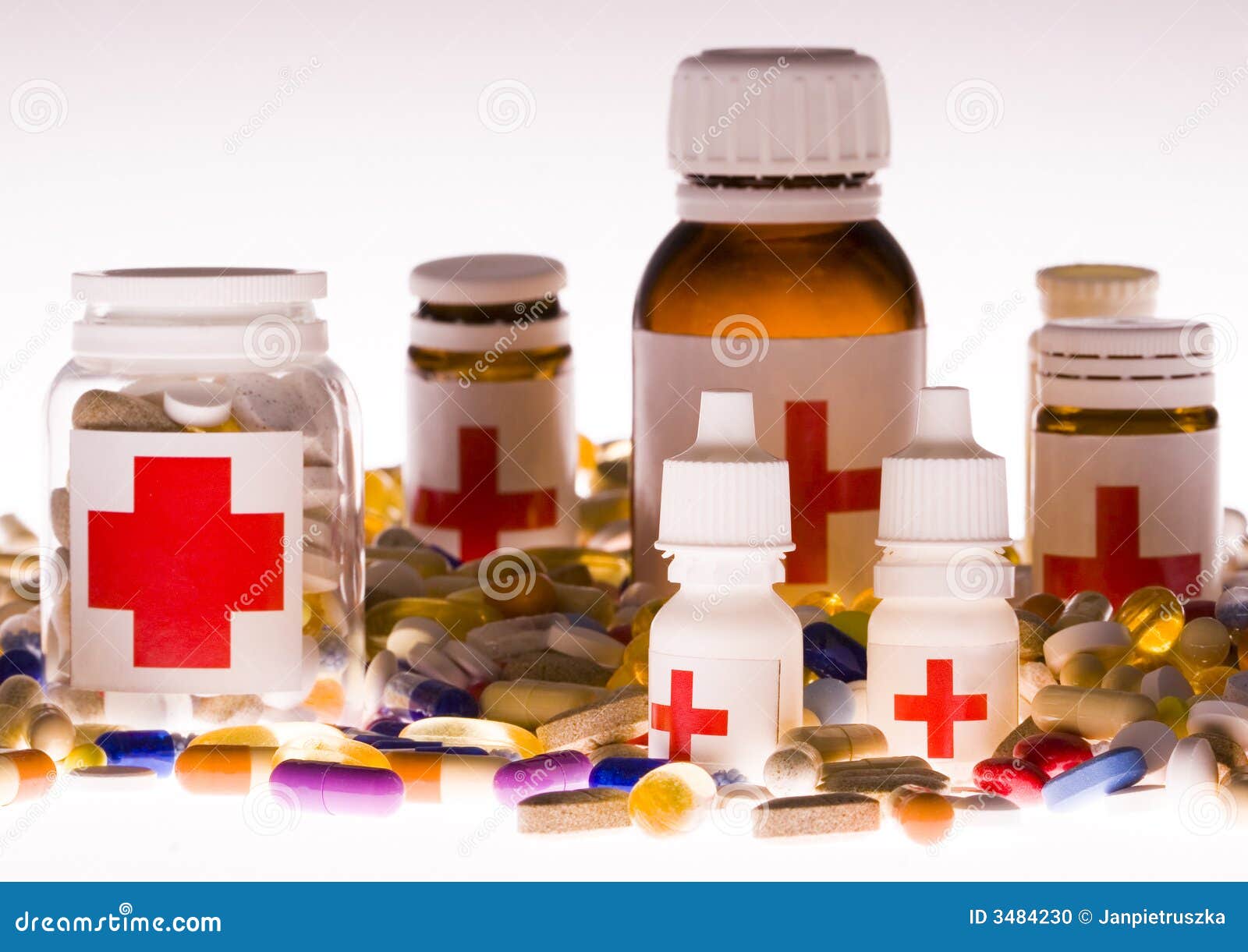 Medicines collection stock photo. Image of sick, colour 3484230