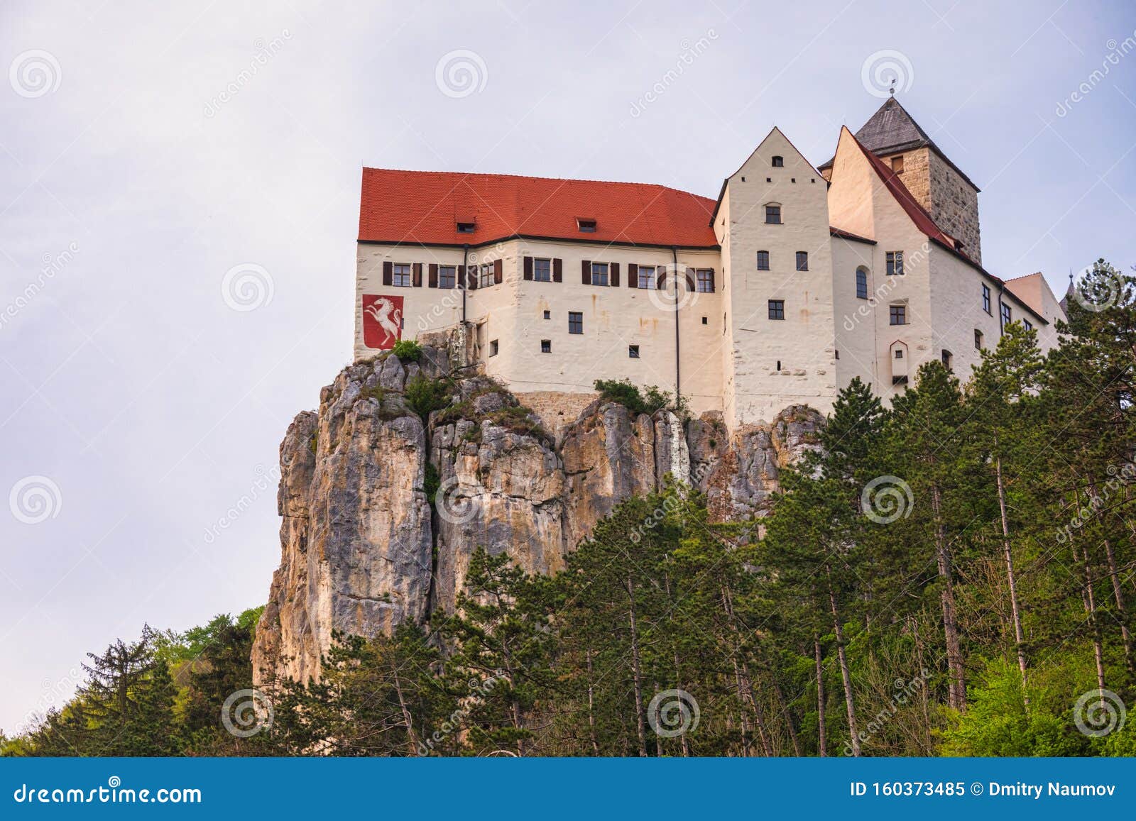 George Hanbury nærme sig instans Burg Prunn Castle at Altmuhl Valley Nature Park in Bavaria Germany Stock  Image - Image of attraction, european: 160373485