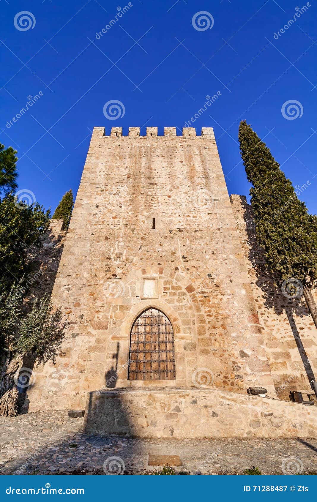 medieval castle of alter do chao, in the portalegre