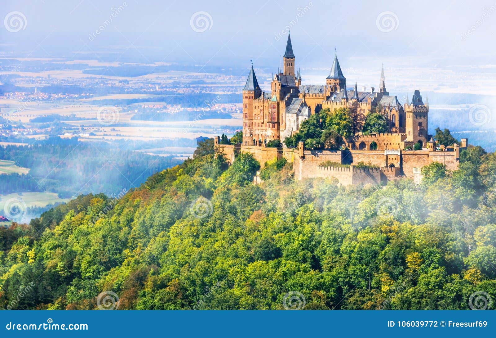 medieval castles of germany - impressive hohenzollern