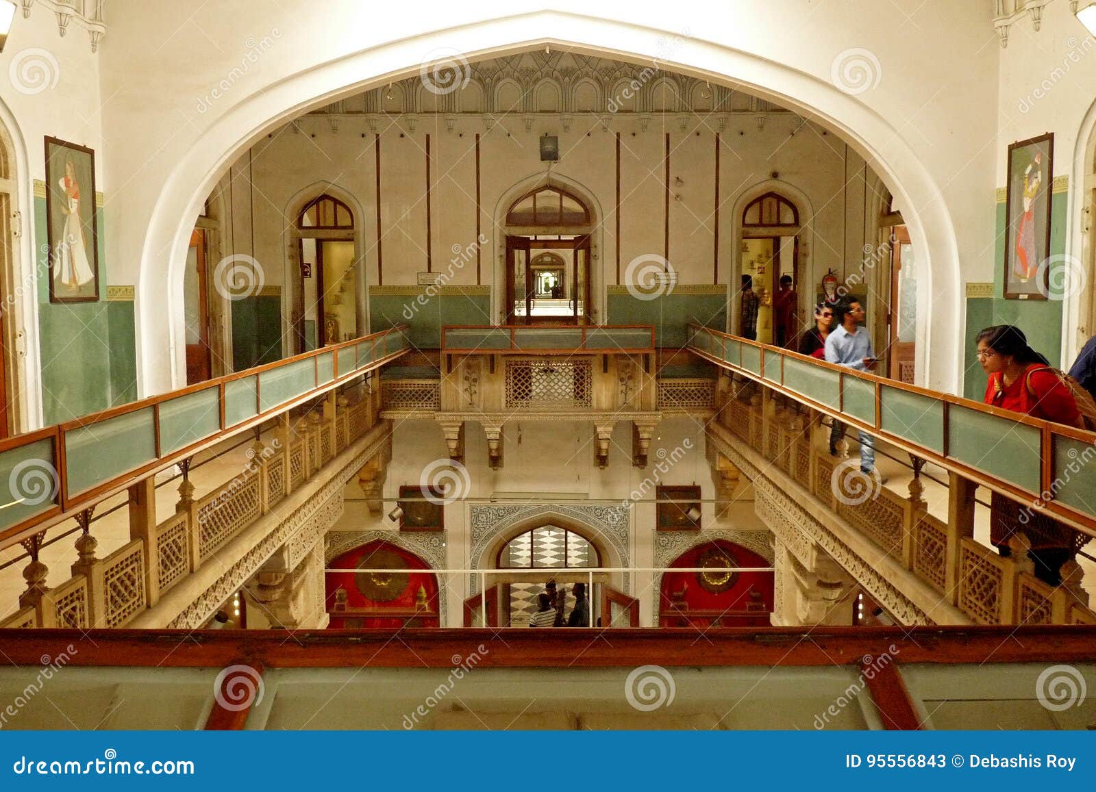 Medieval Design Arts House Inside Fortres Editorial Stock