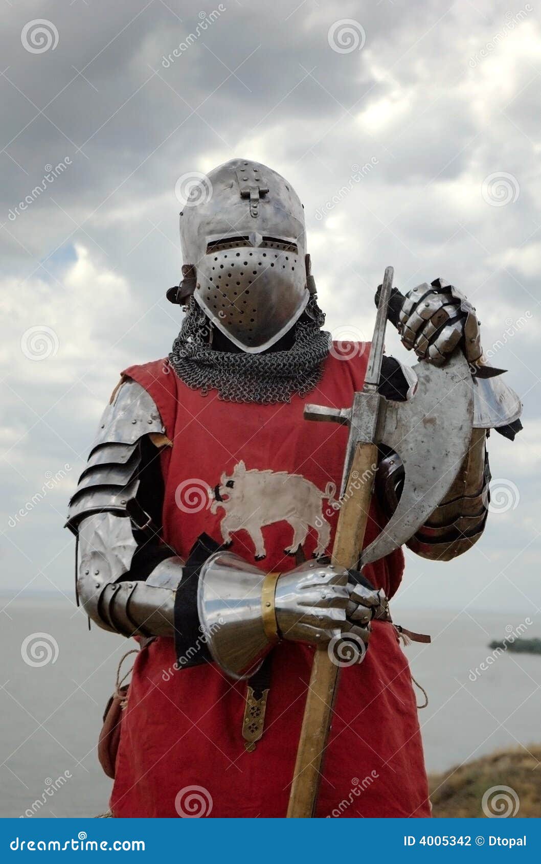 Medieval European knight stock photo. Image of armoury - 4005342