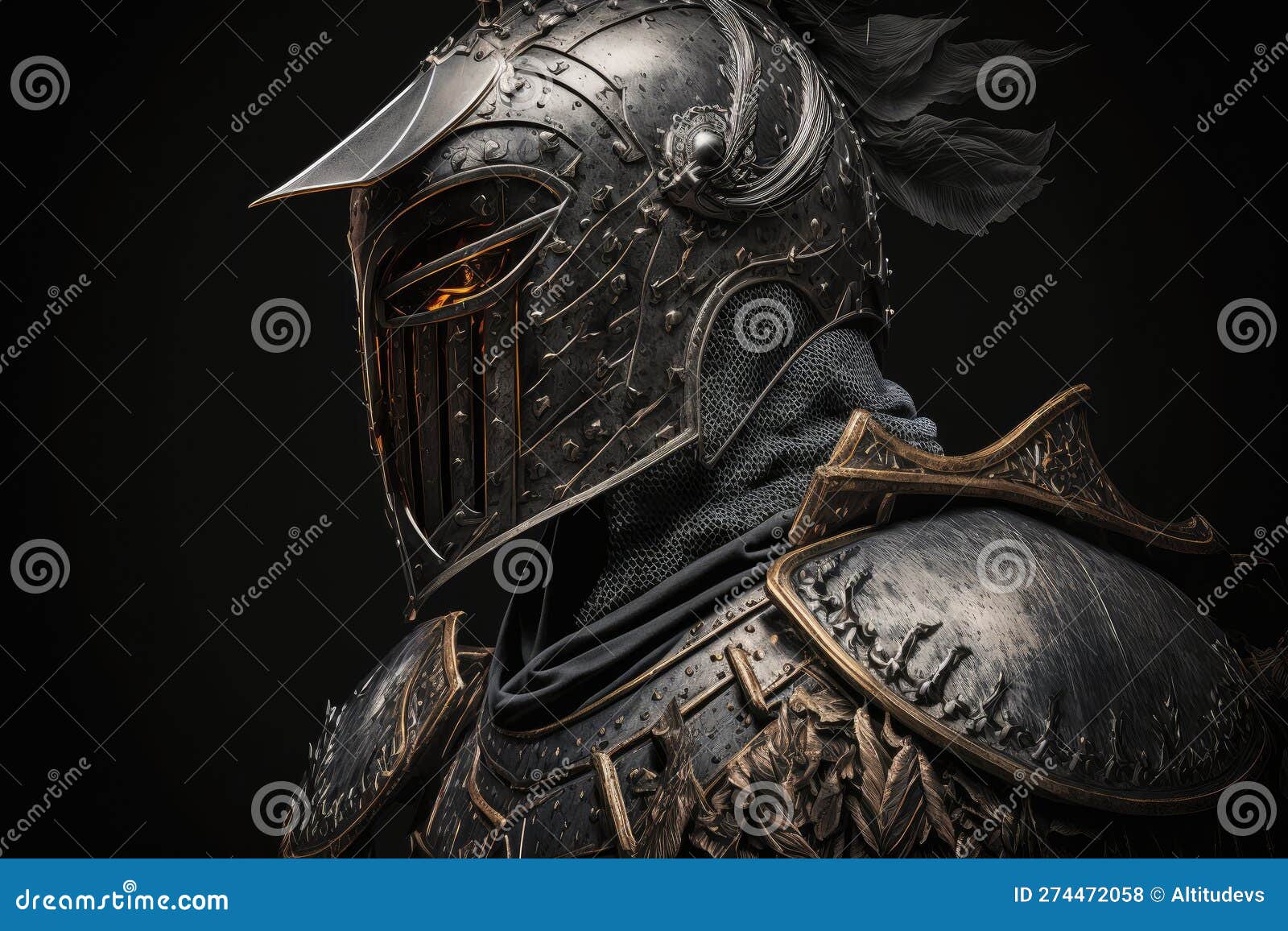 knights armor helmet