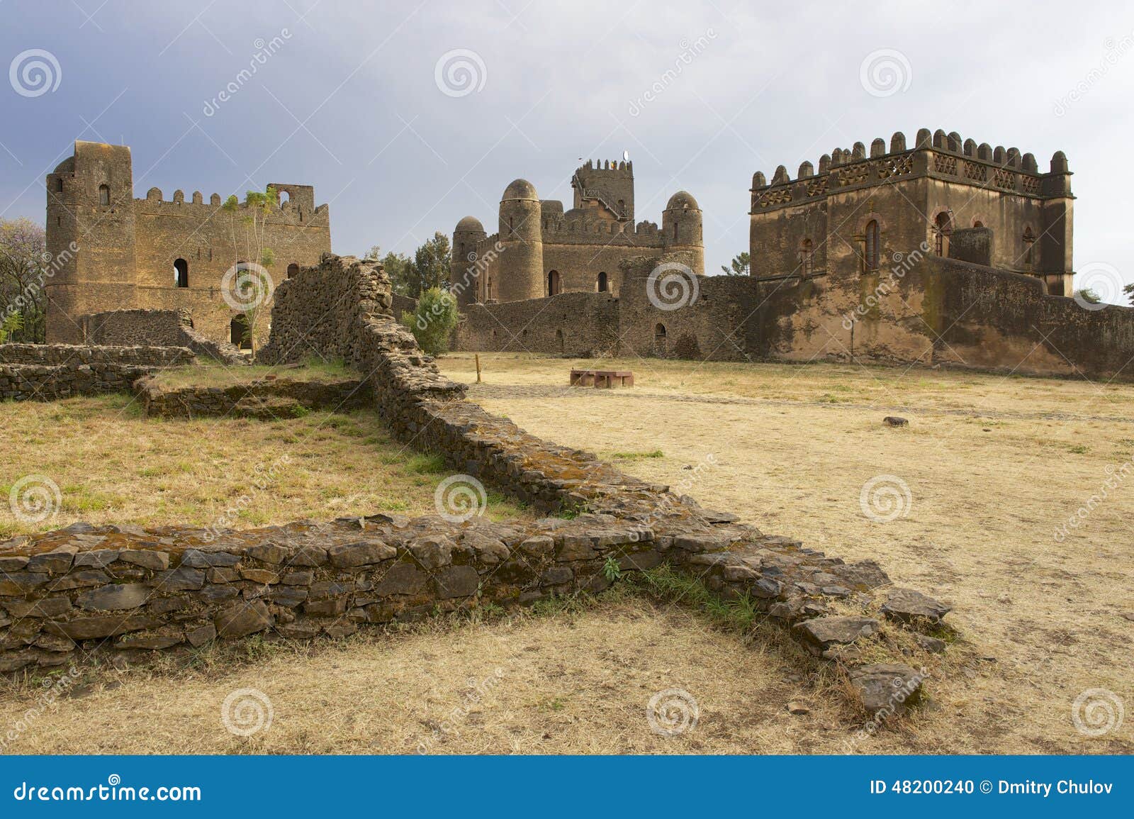 medieval fortress in gondar, ethiopia, unesco world heritage site