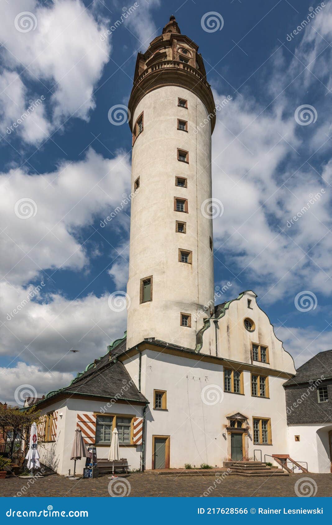 Medieval Hoechster Castle in Frankfurt Hoechst, Germany Editorial Photo