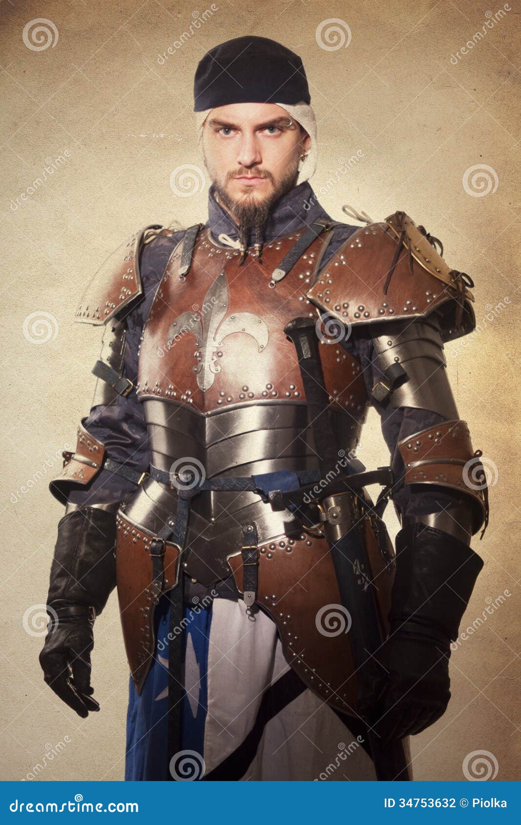 Medieval knight stock photo. Image of larp, battle, play - 34753632