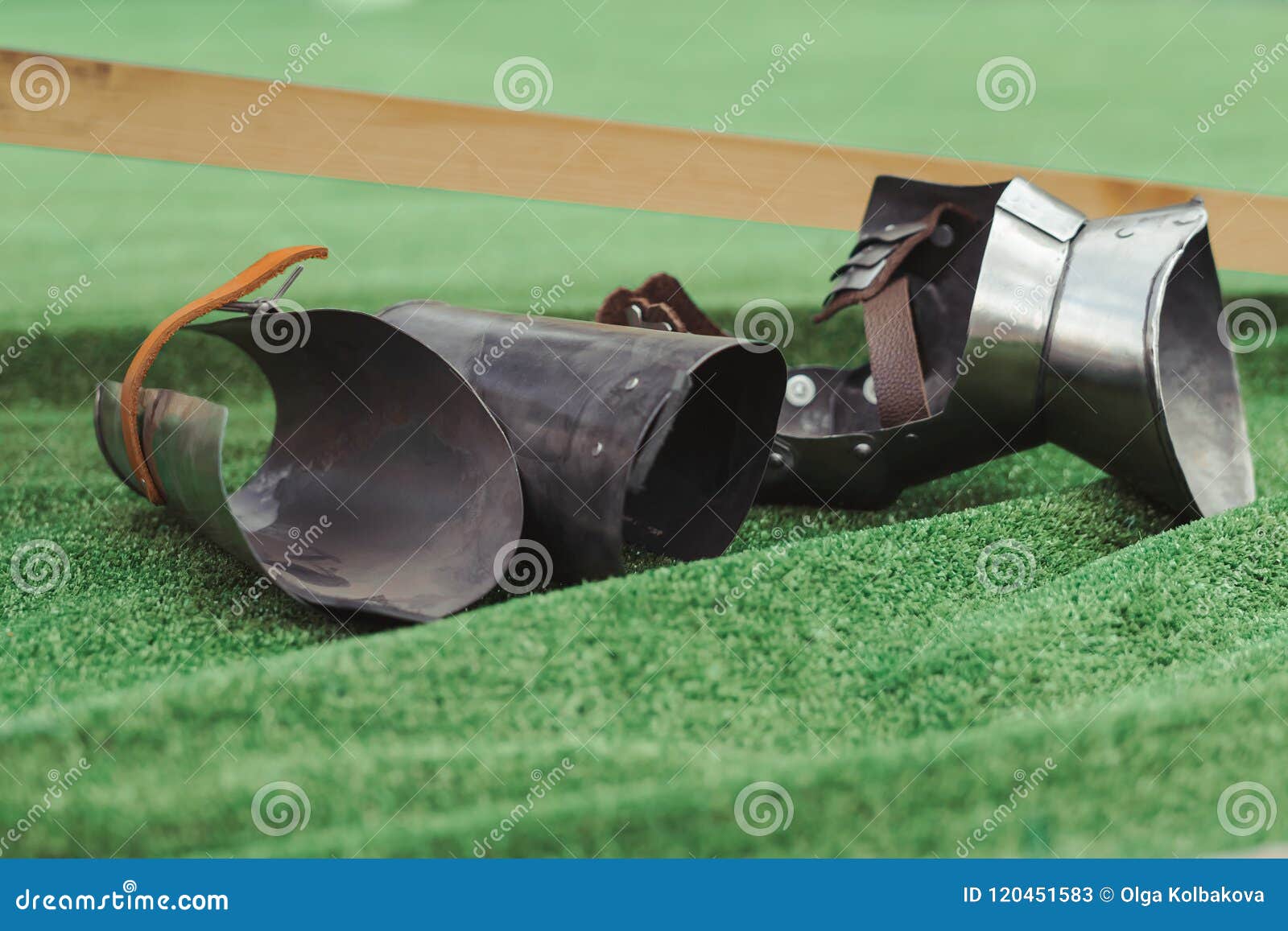 Iron knight`s armor stock image. Image of equipment 120451583