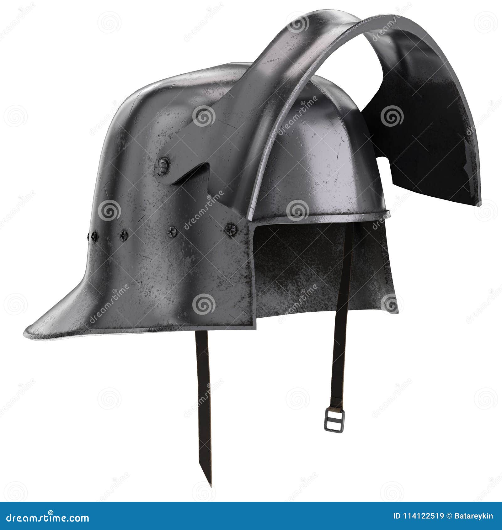 medieval knight sallet helmet