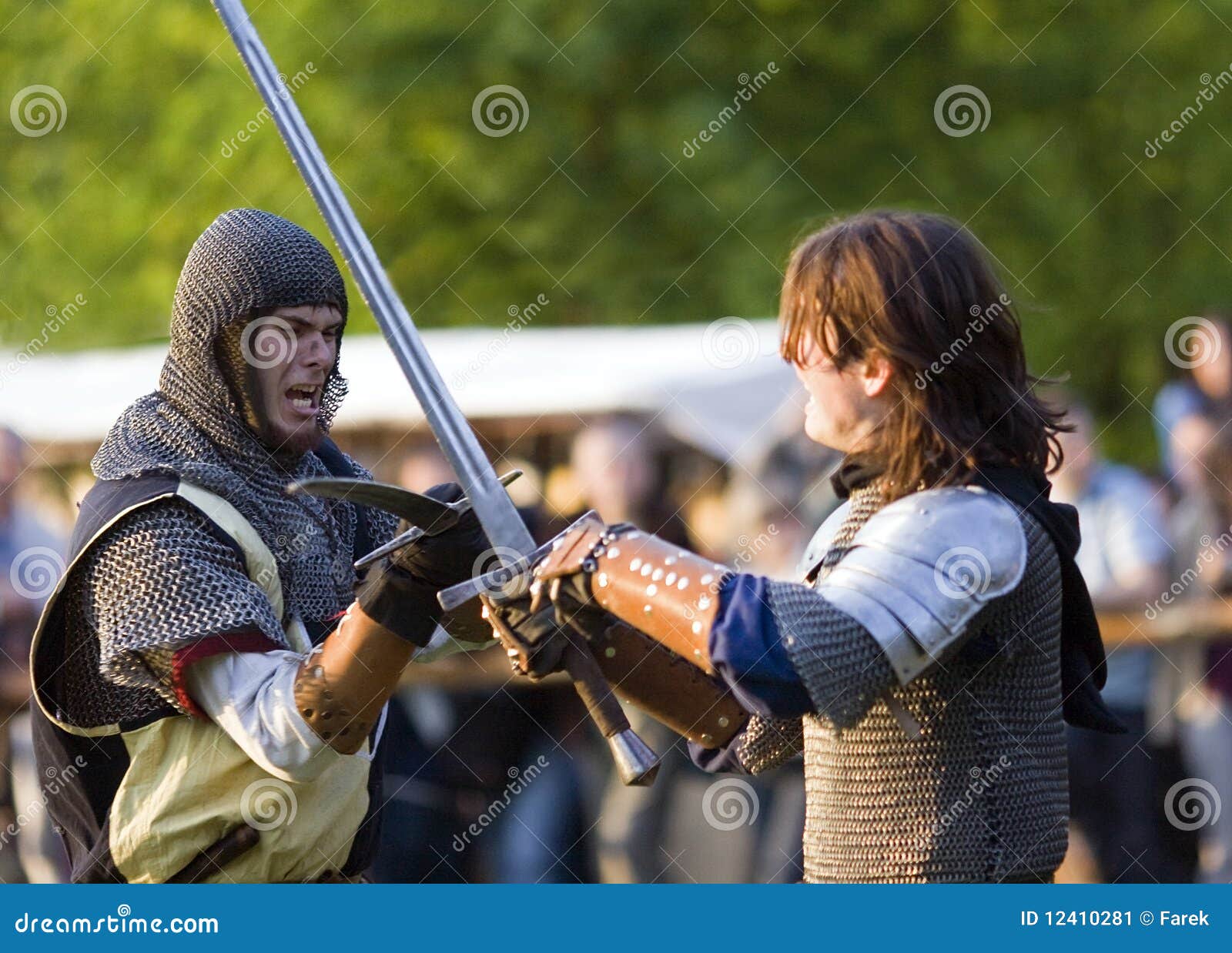 Medieval knights fencing editorial photo. Image of combat 12410281