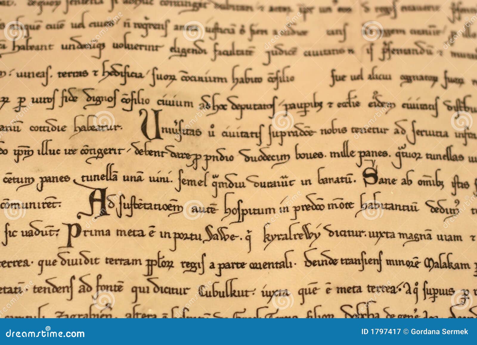 Medieval Latin Script 116