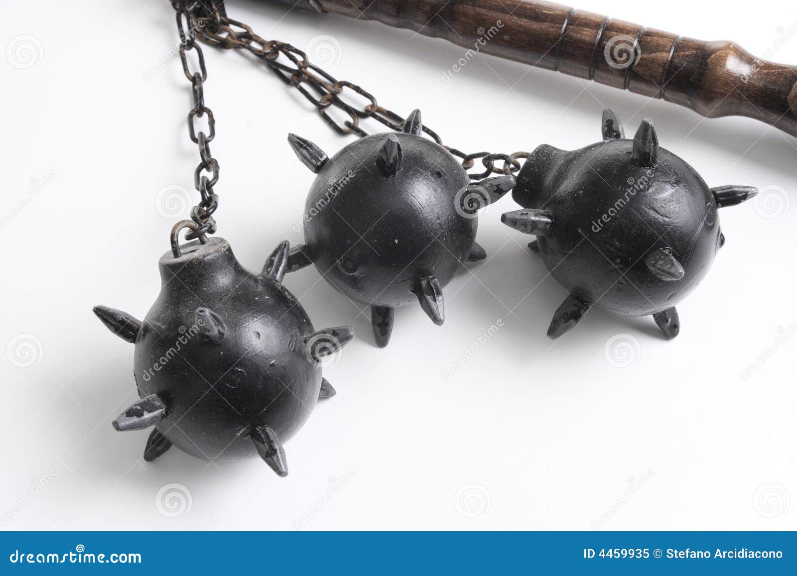 Medieval mace stock image. Image of wood, weapon, battle 4459935