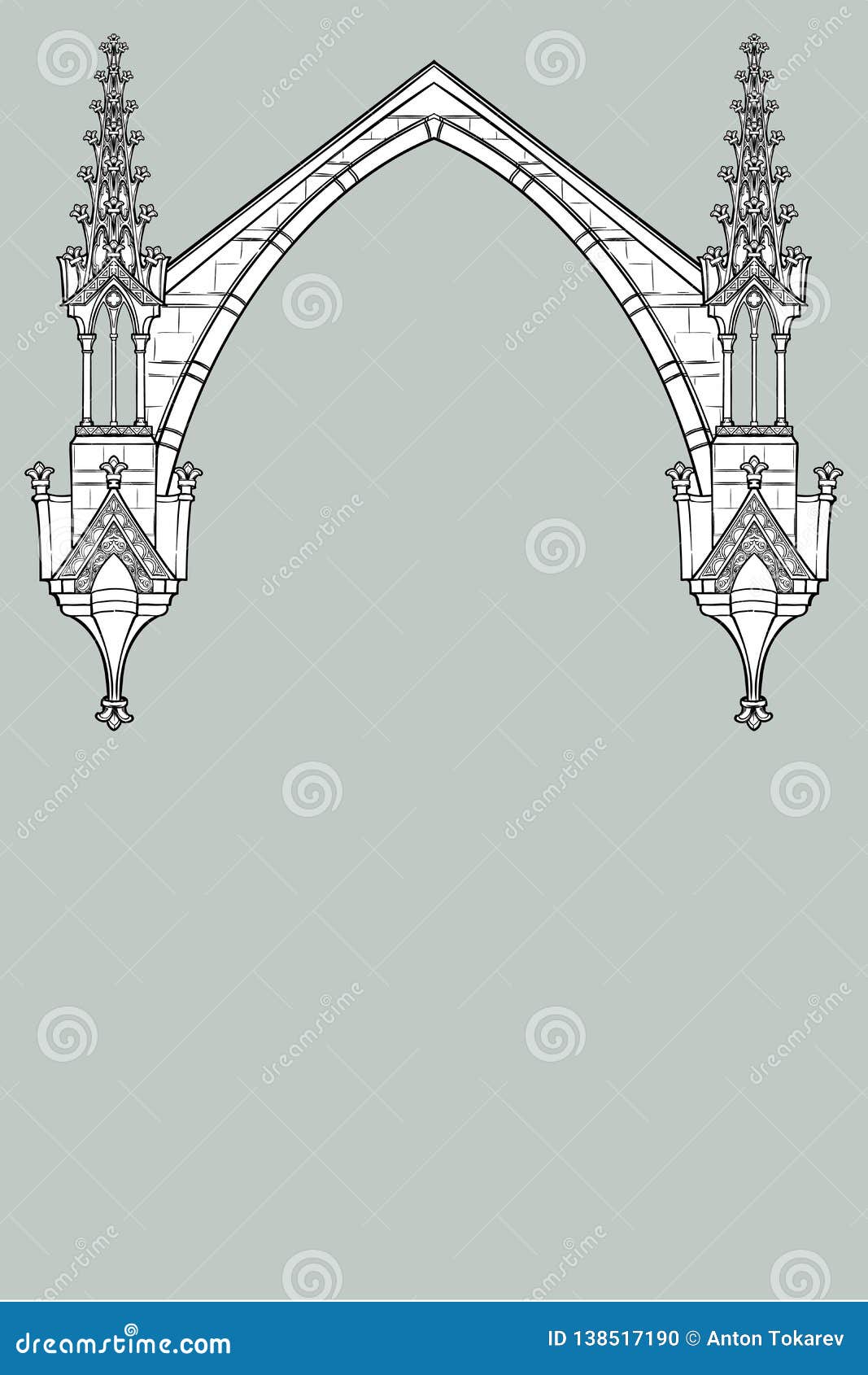 Early English window contain specimens of Early English windows on their pointed  arches and vaulted roofs vintage line drawing or engraving illustration   Stock Image  Everypixel