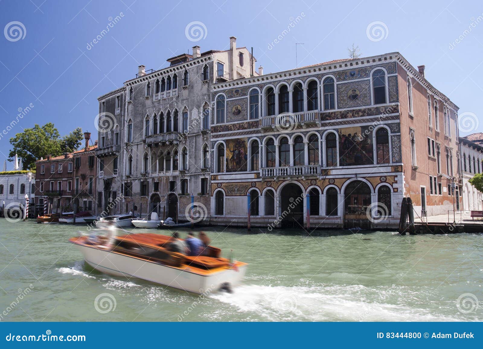 medieval palazzos palaces on grand canal in venice