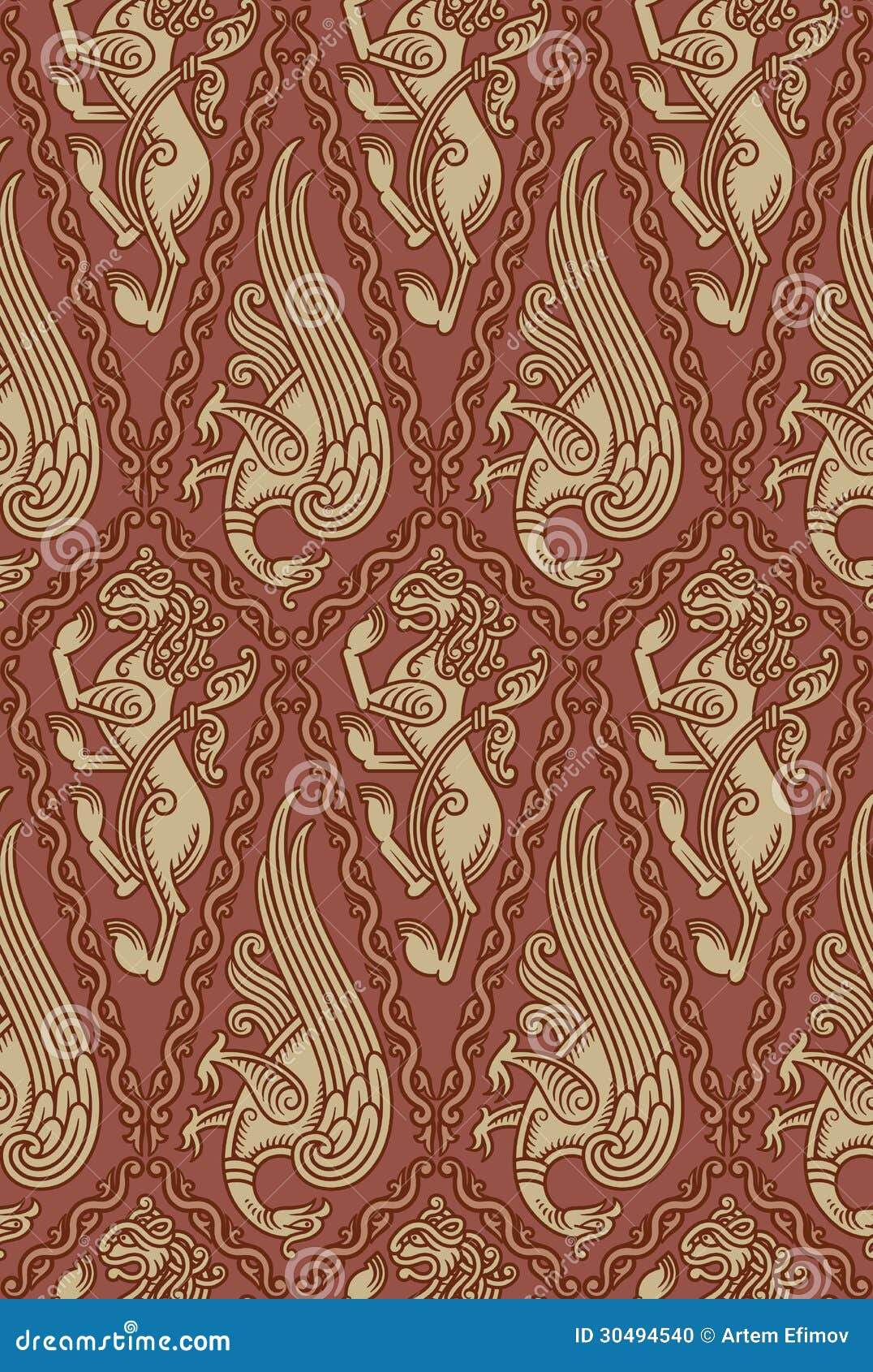  Medieval  pattern stock vector Illustration of pattern 