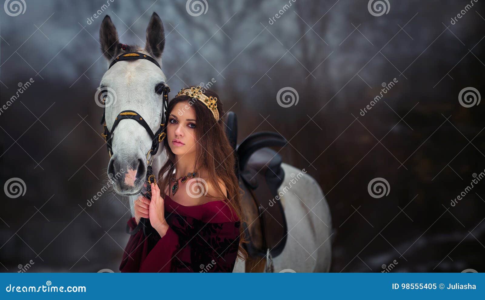 medieval queen portrait