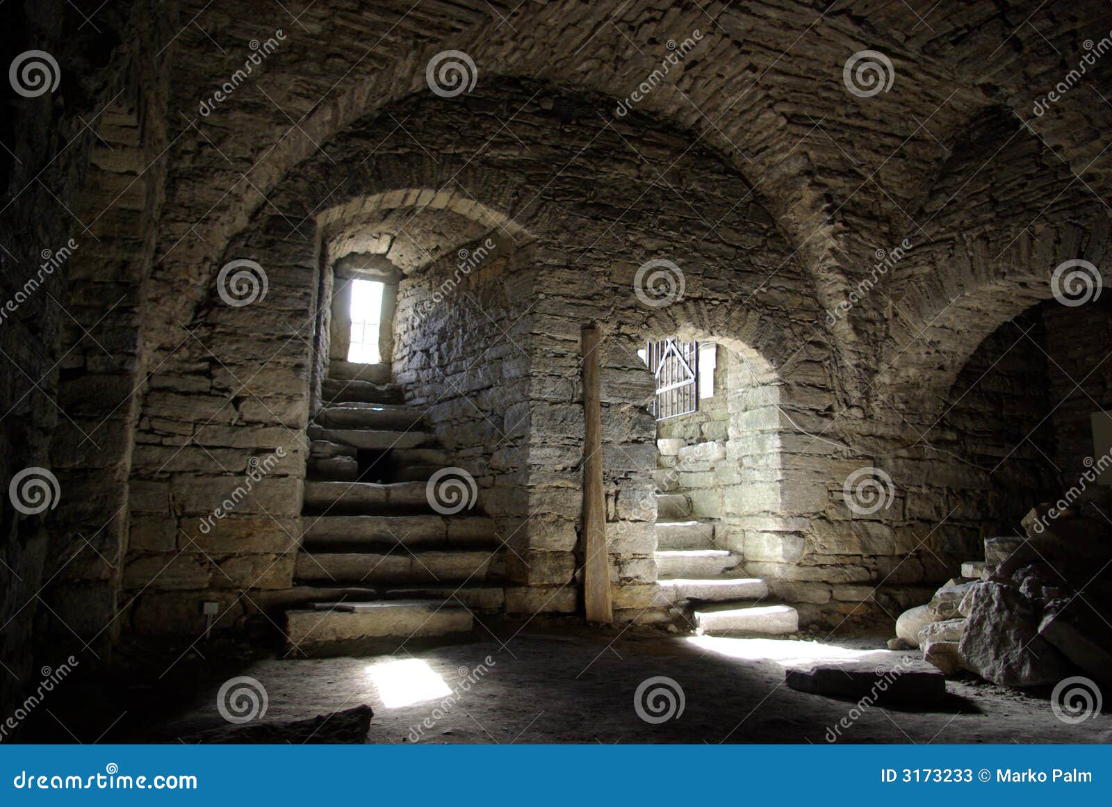 medieval stone cellar