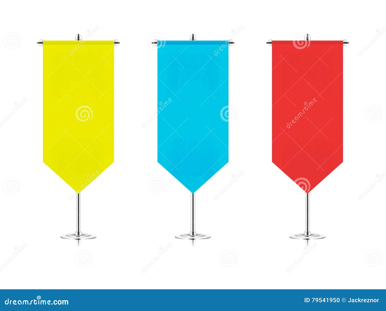 medieval style desk flags stock vector illustration of realistic
