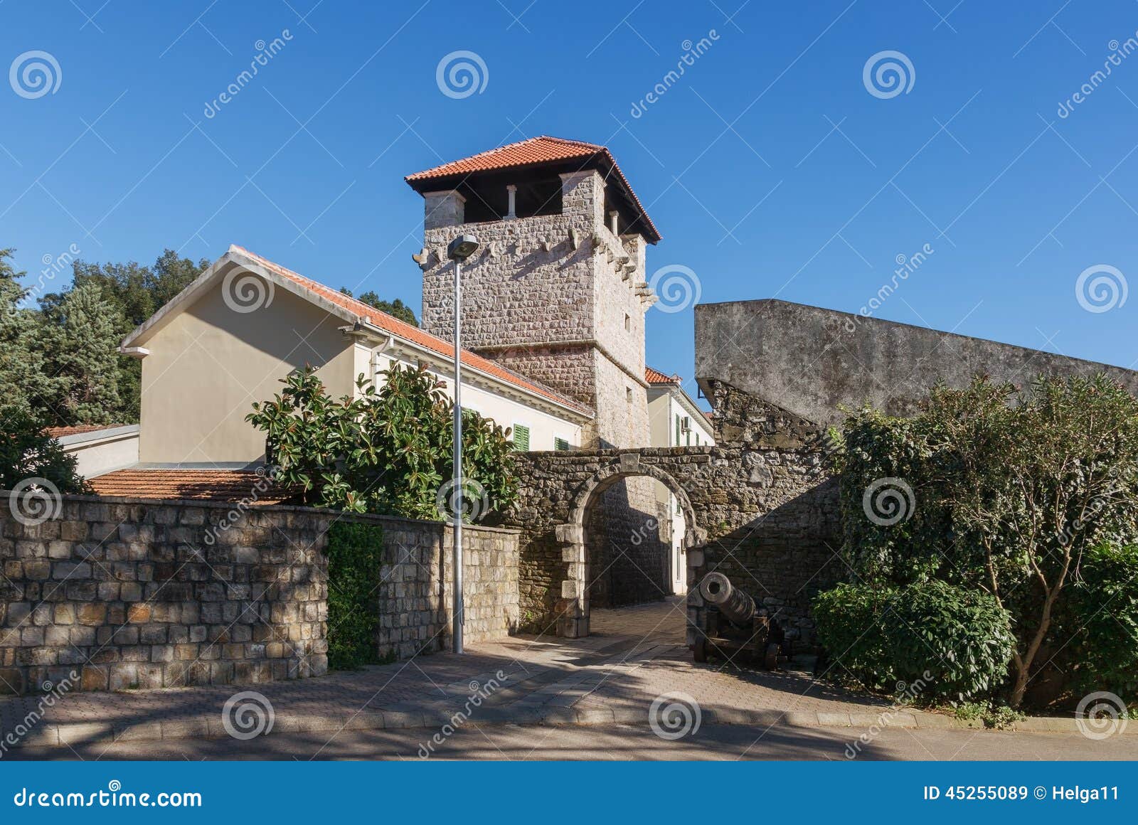 medieval summer house of the buca family. tivat. montenegro