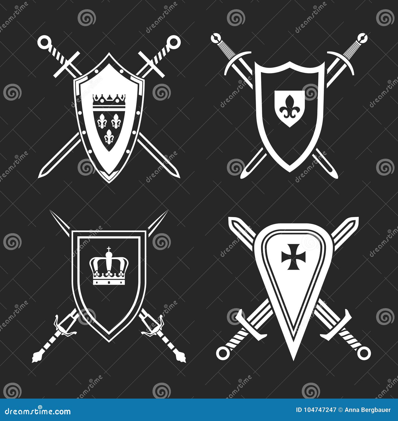 shield designs medieval