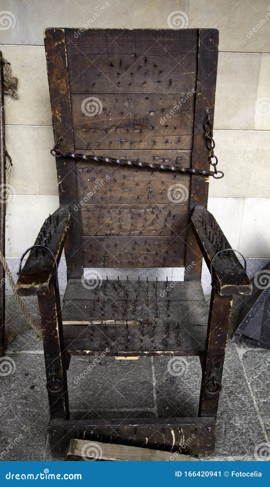 Medieval Torture Chair Stock Image Image Of Ancient 166420941