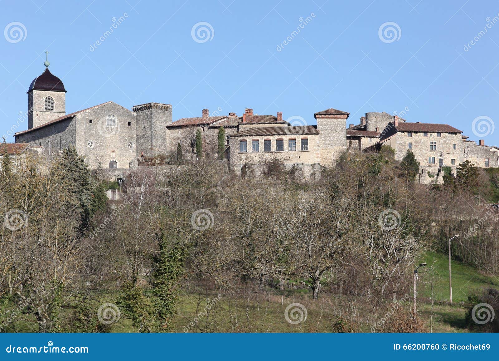 medieval village of perouges in france