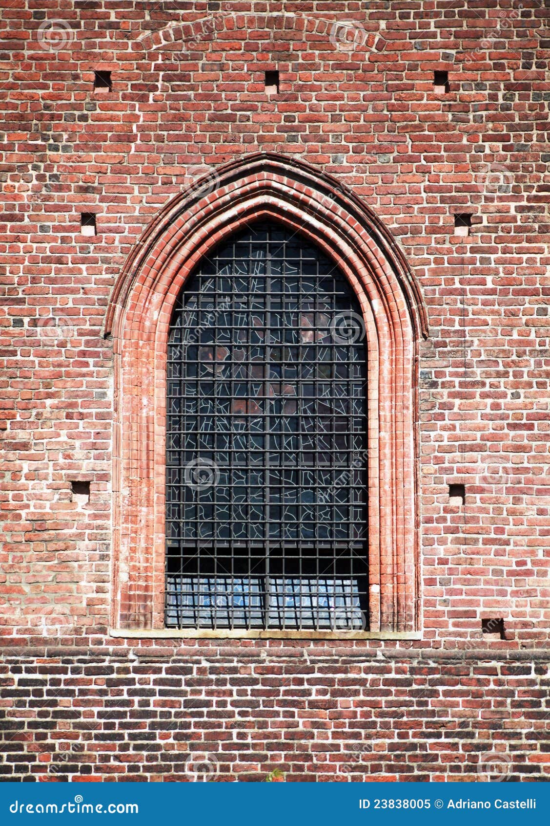 medieval window, architecture details