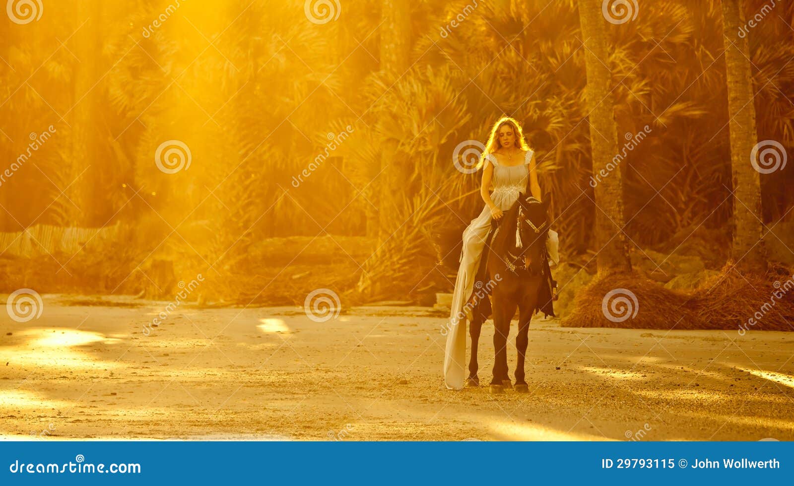 medieval woman on horseback
