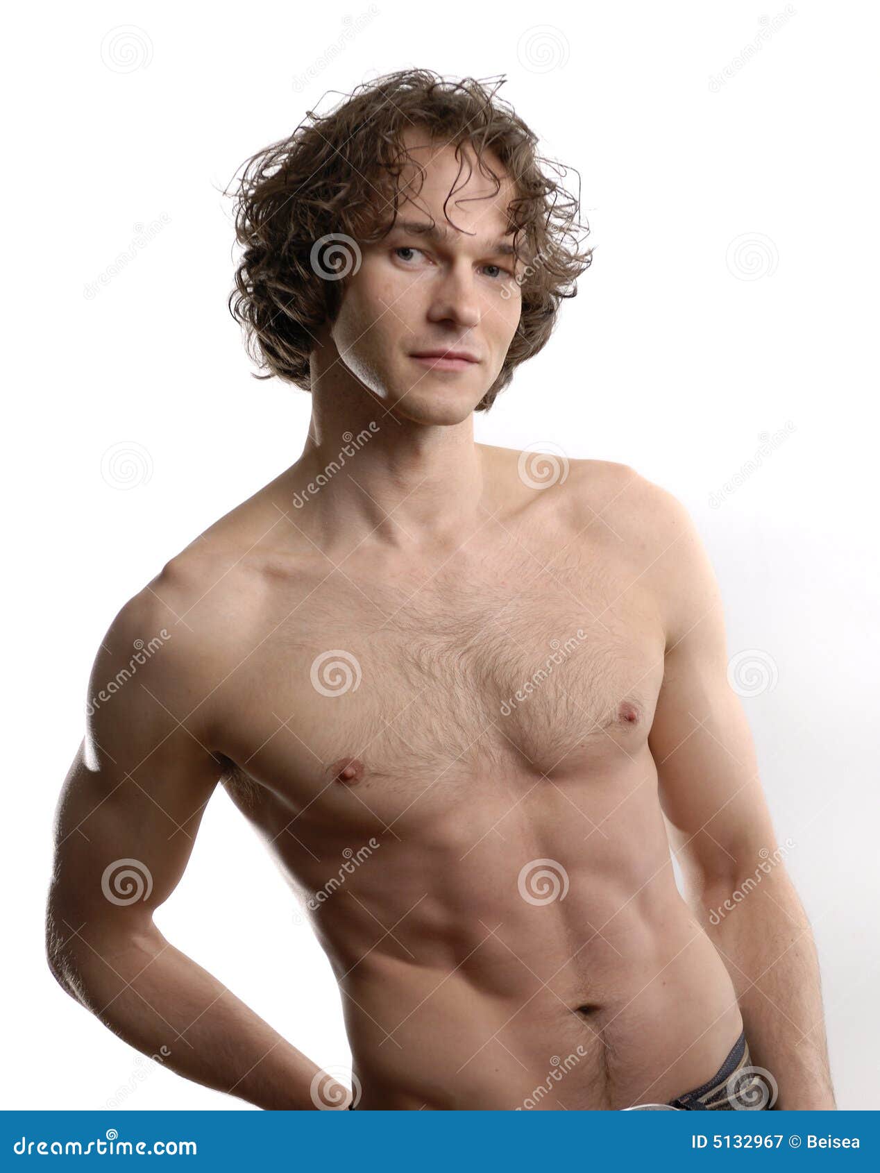 Medio hombre desnudo imagen de archivo. Imagen de manera - 5132967