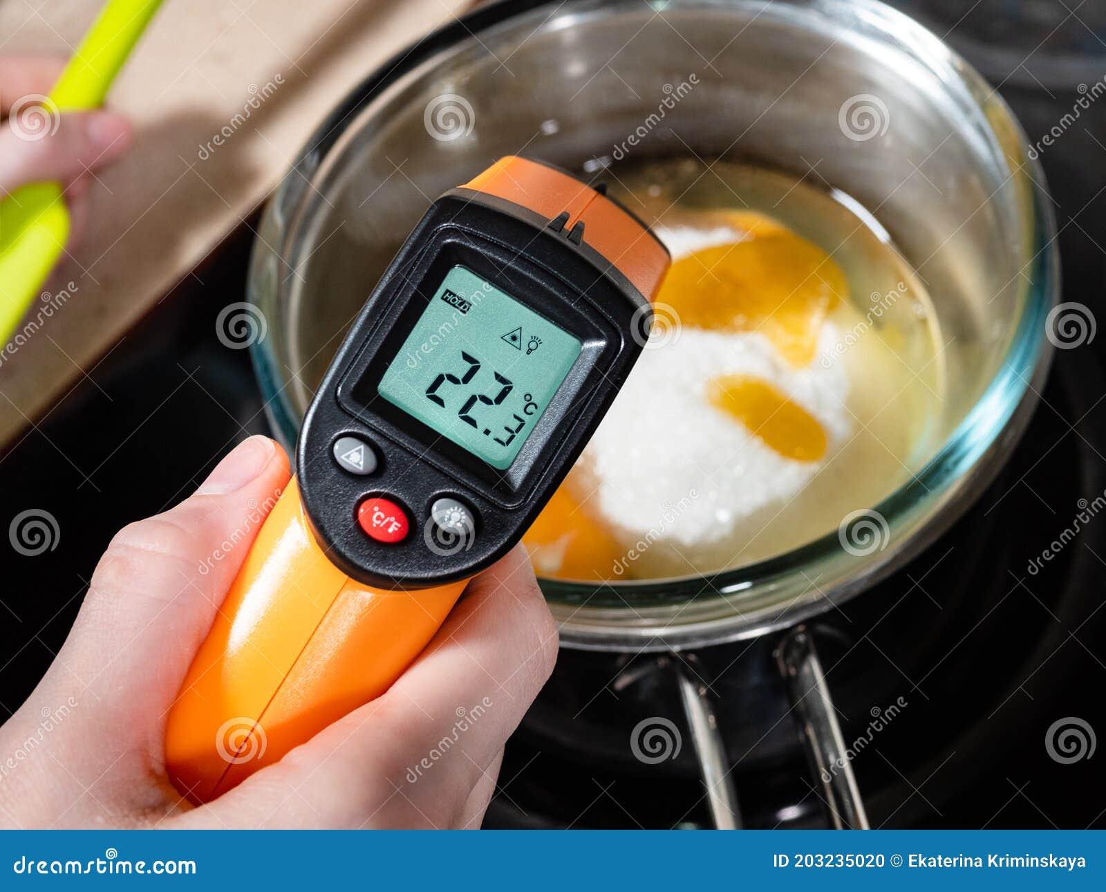 No Ir Infrarrojo Digital Temperatura Termómetro pirómetro para Cocina Cocinar 