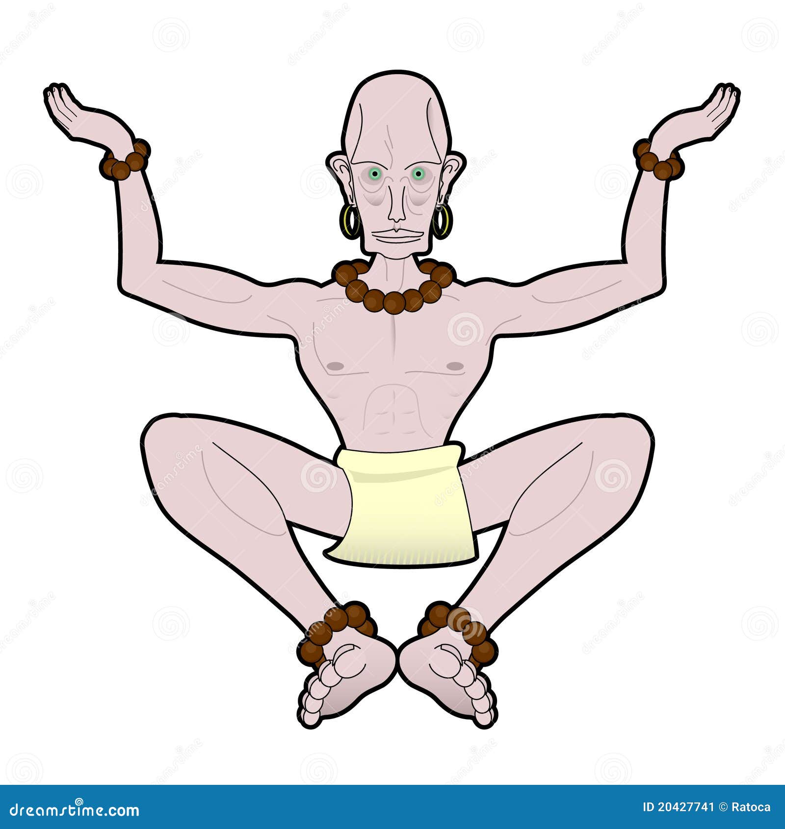 Meditation stock vector. Illustration of hopefully, belief - 20427741