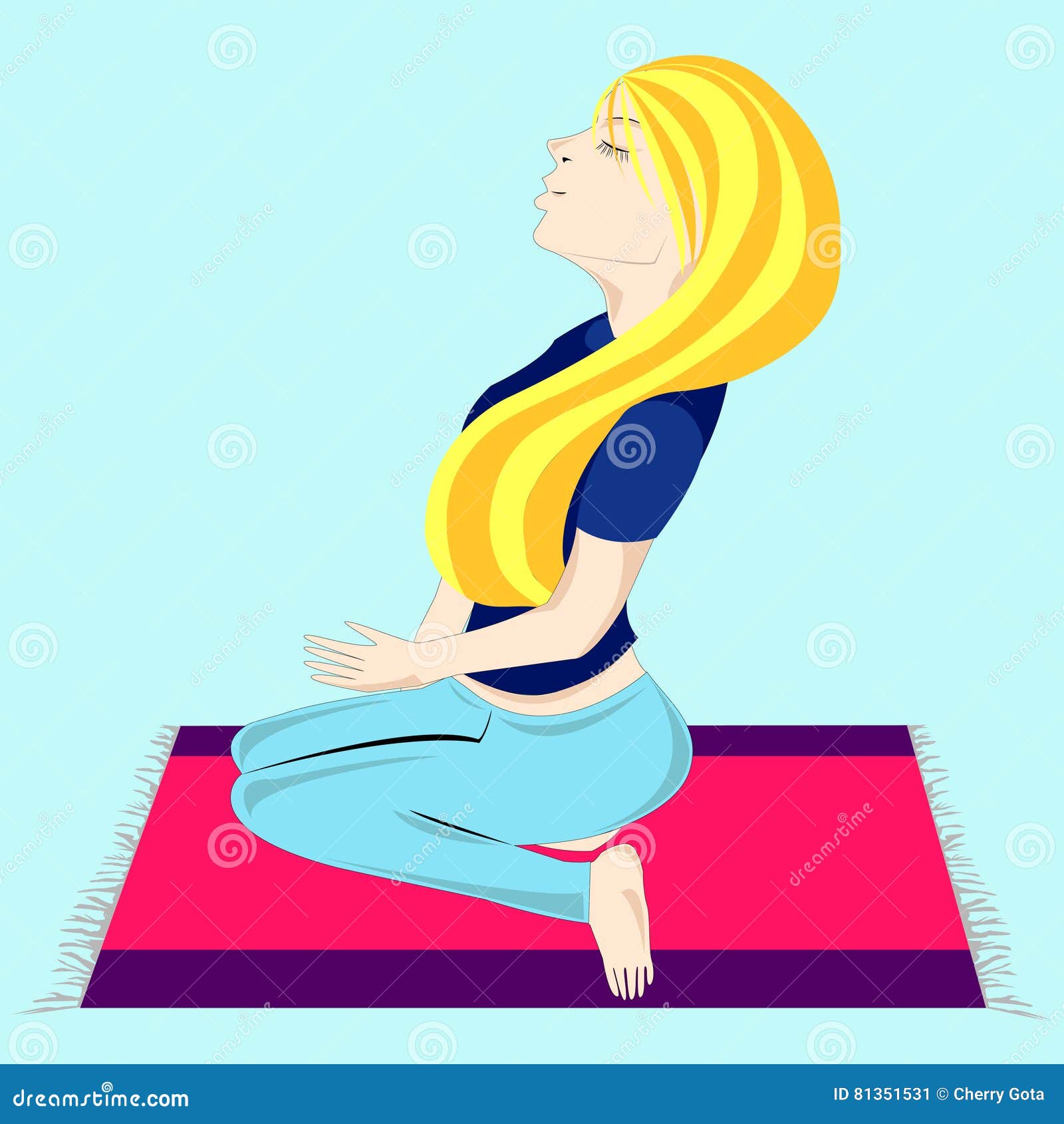 meditation girl