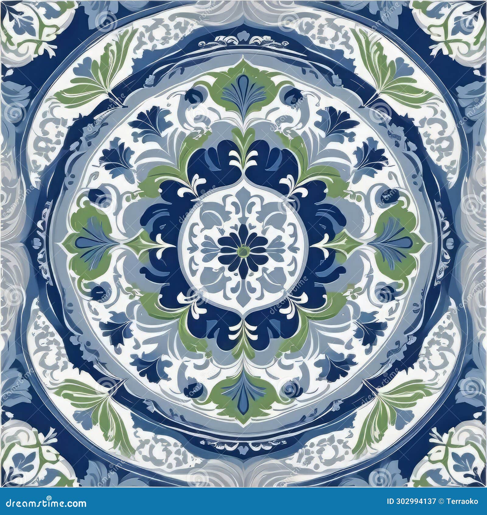 Mediterranean Ceramic Tile Patterns, Portuguese (Arabic) Tile Patterns