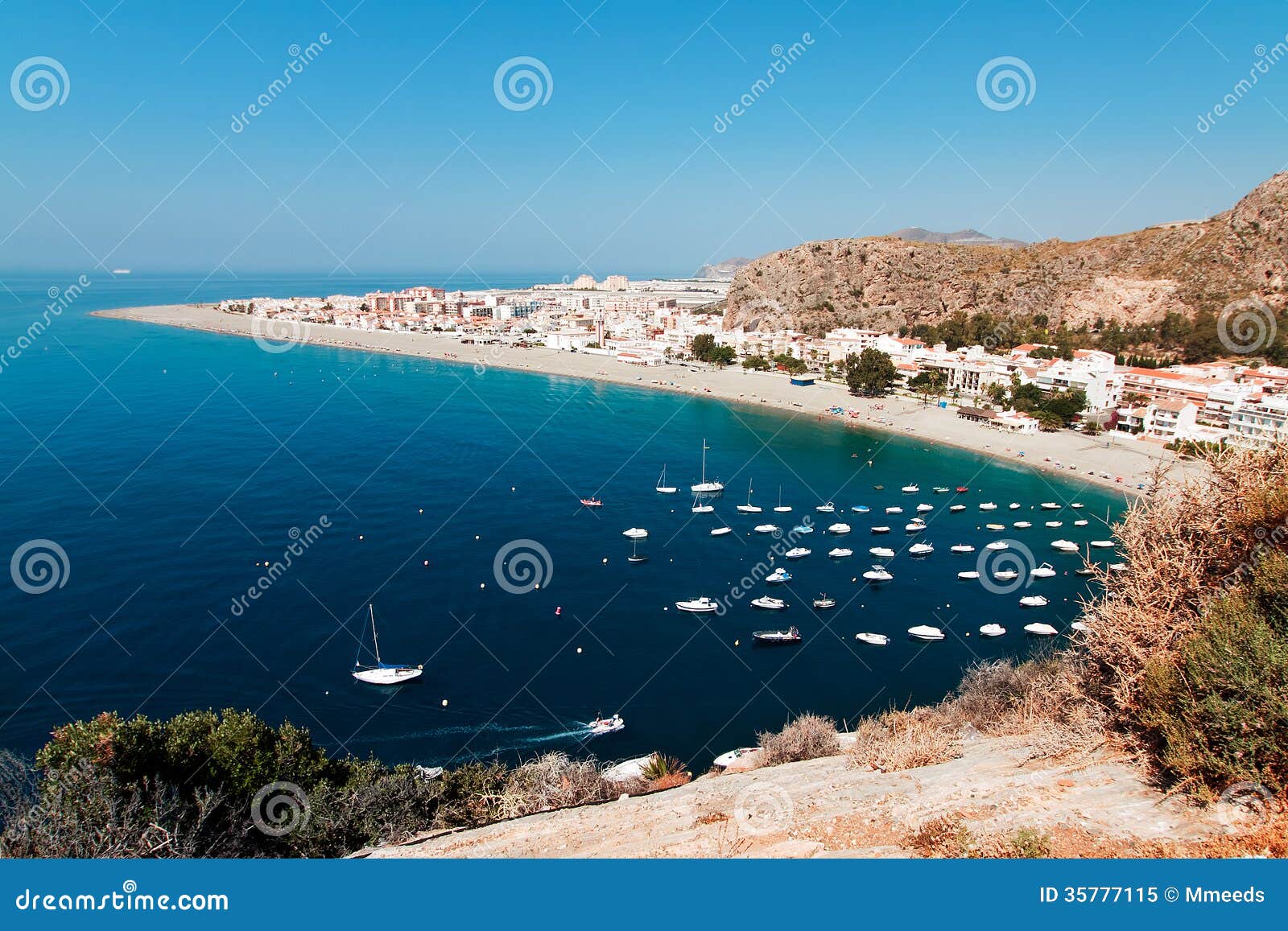 mediterranean coast, city of calahonda, province of almeria, spa