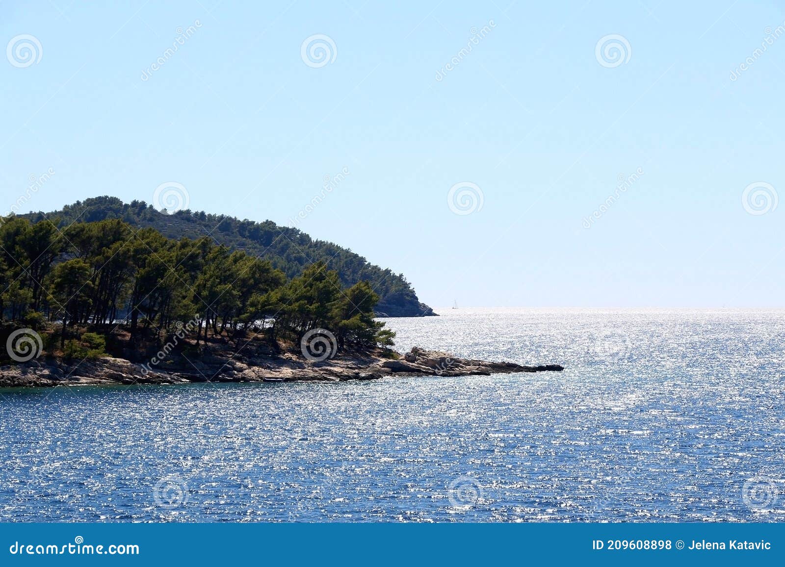 Mediterranean Landscape stock photo. Image of landscape - 209608898